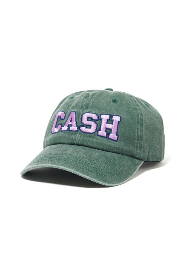 cash only Campus 6 Panel Cap - Washed Forest