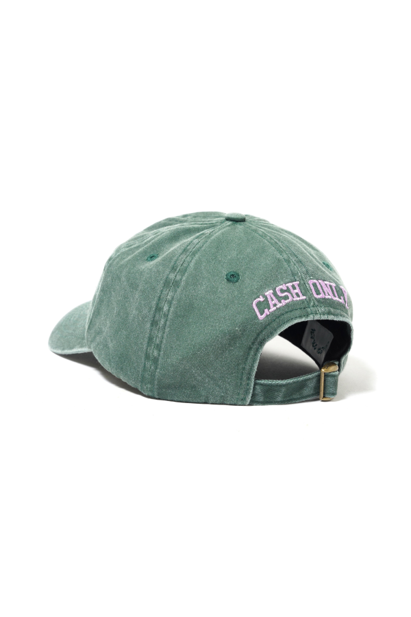 cash only Campus 6 Panel Cap - Washed Forest