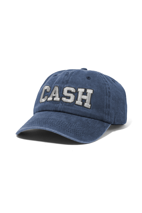 cash only Campus 6 Panel Cap - Washed Navy