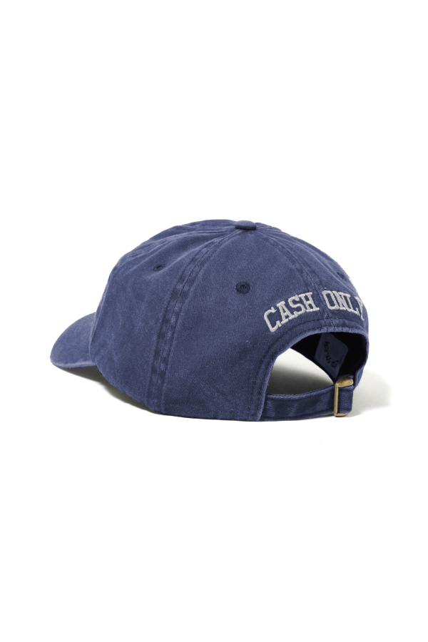 cash only Campus 6 Panel Cap - Washed Navy