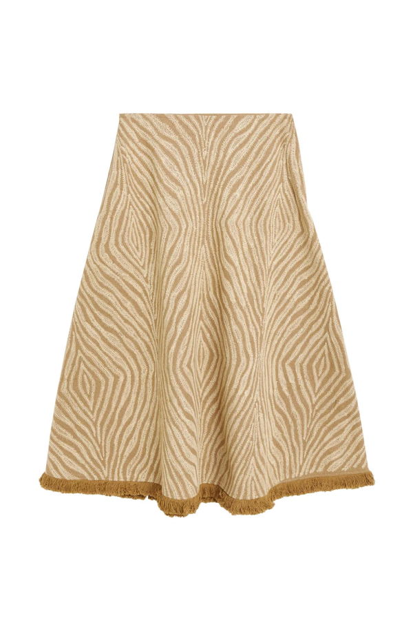 By Malene Birger Giabbo Skirt - Zebra Print