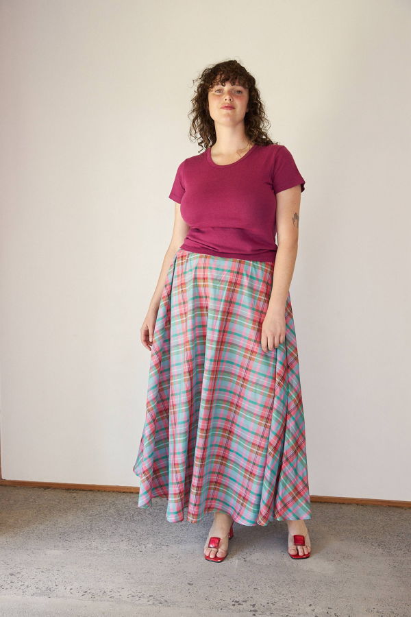 Penny Sage Suni Skirt - Gelato Tartan