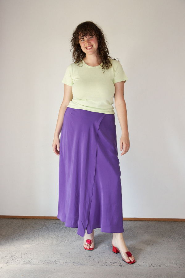 Penny Sage Mia Skirt - Iris