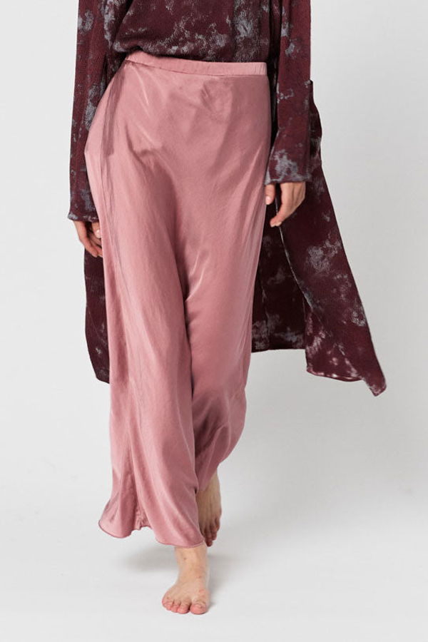 Avant Toi Frosted Agata Silk Long Skirt - Agata