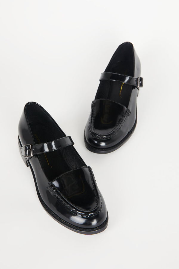 "INTENTIONALLY __________." RAFTERS MARYJANE heels - black