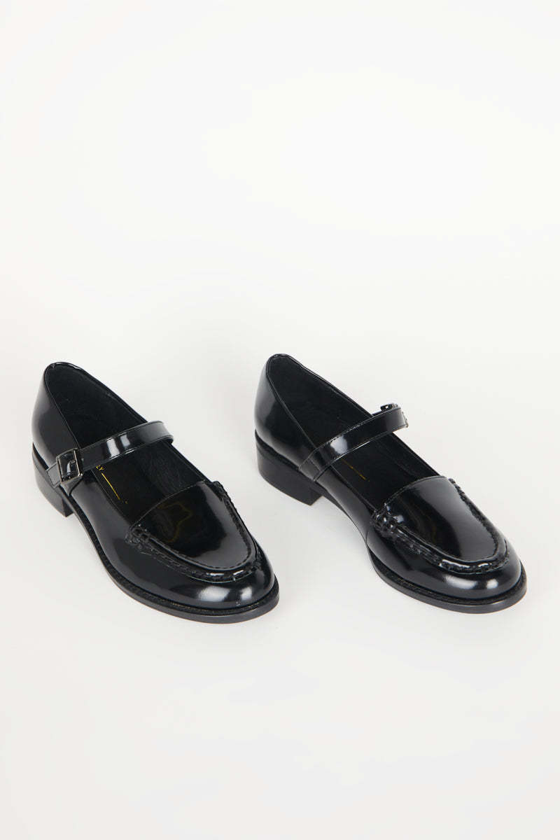 "INTENTIONALLY __________." RAFTERS MARYJANE heels - black