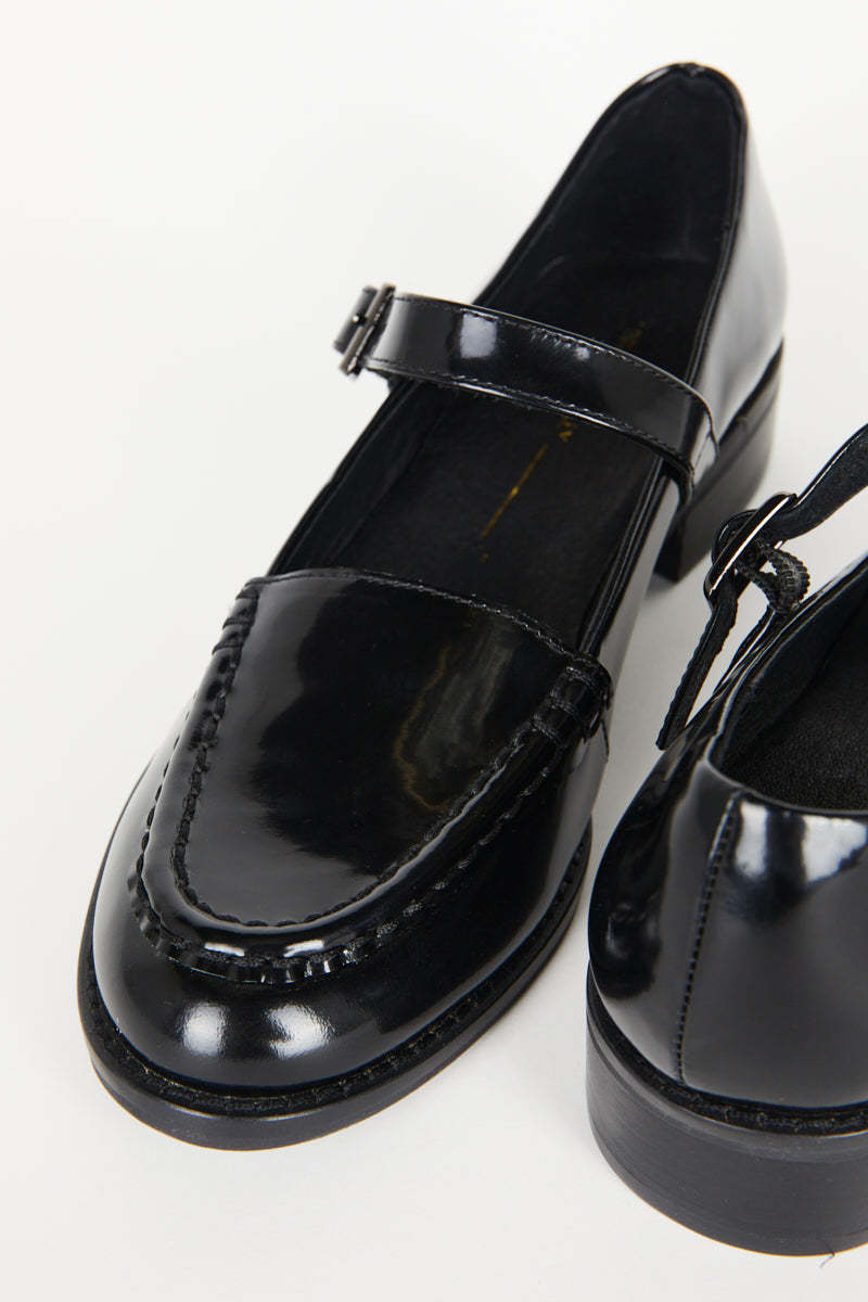 "INTENTIONALLY __________." RAFTERS MARYJANE heels - black