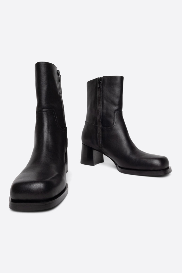 "INTENTIONALLY __________." VICO HEELED BOOT