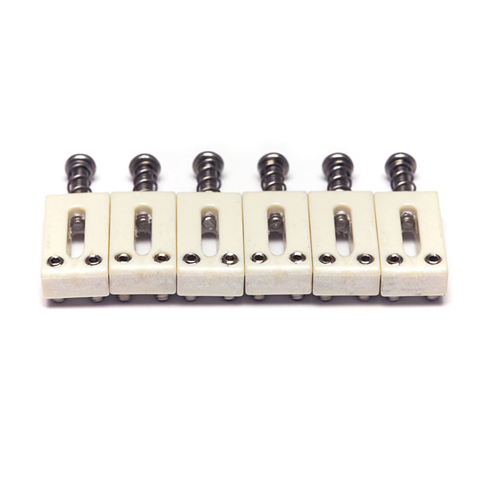 Graph Tech TUSQ Strat & Tele Style Bridge Saddles 2 1/16" (White)