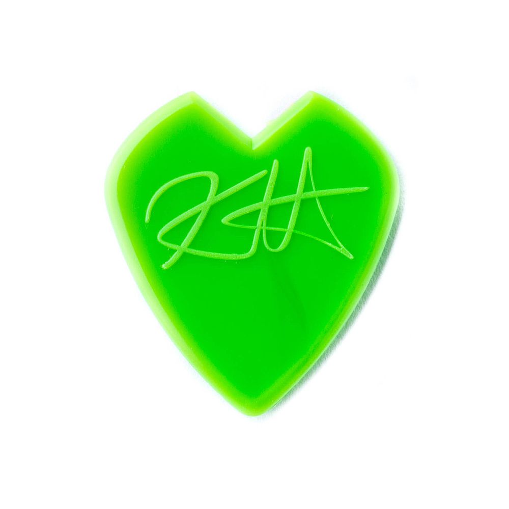 Jim Dunlop Kirk Hammett Nylon Jazz III Picks / Plectrums (Green, Pack of 6)