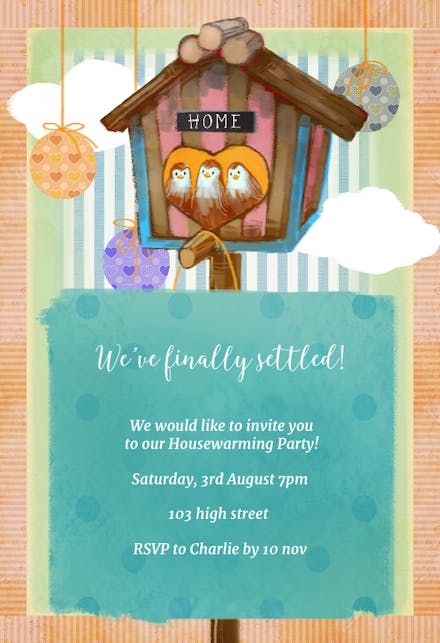 Housewarming Invitation Templates (Free) | Greetings Island