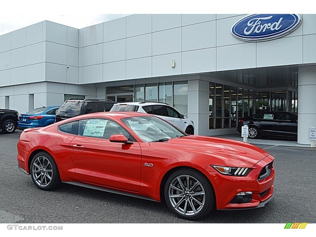 2017 Race Red Ford Mustang GT Premium Coupe #120730613 Photo #1 ...