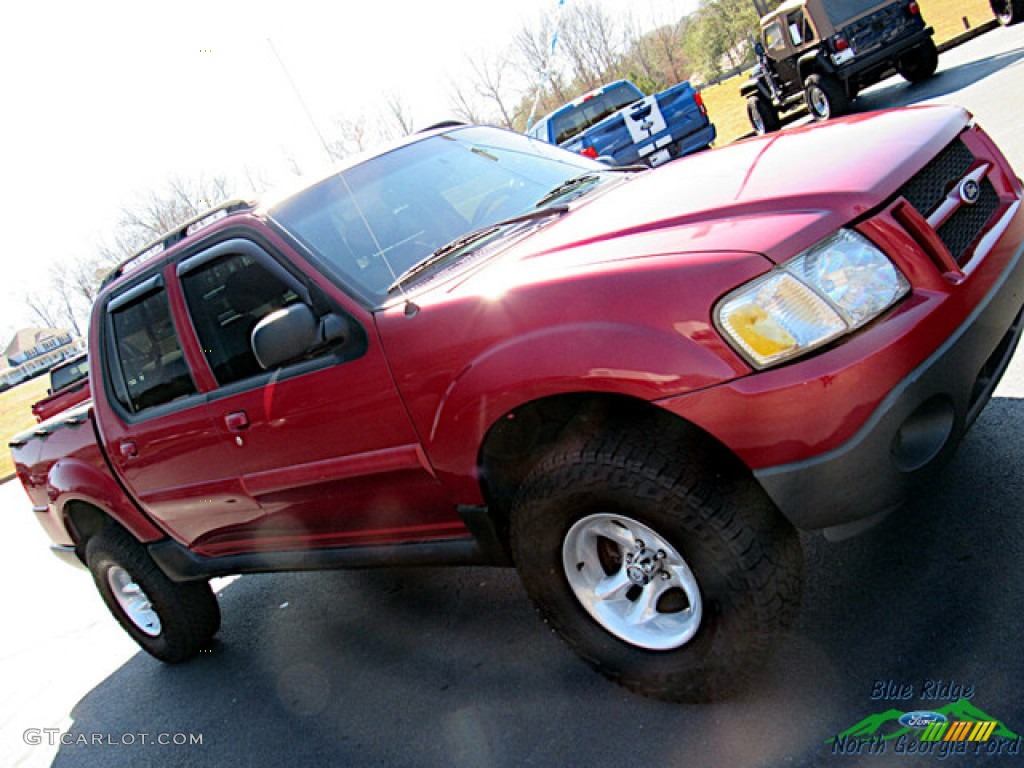 2005 Bright Red Ford Explorer Sport Trac XLT #143774982 Photo #23 ...