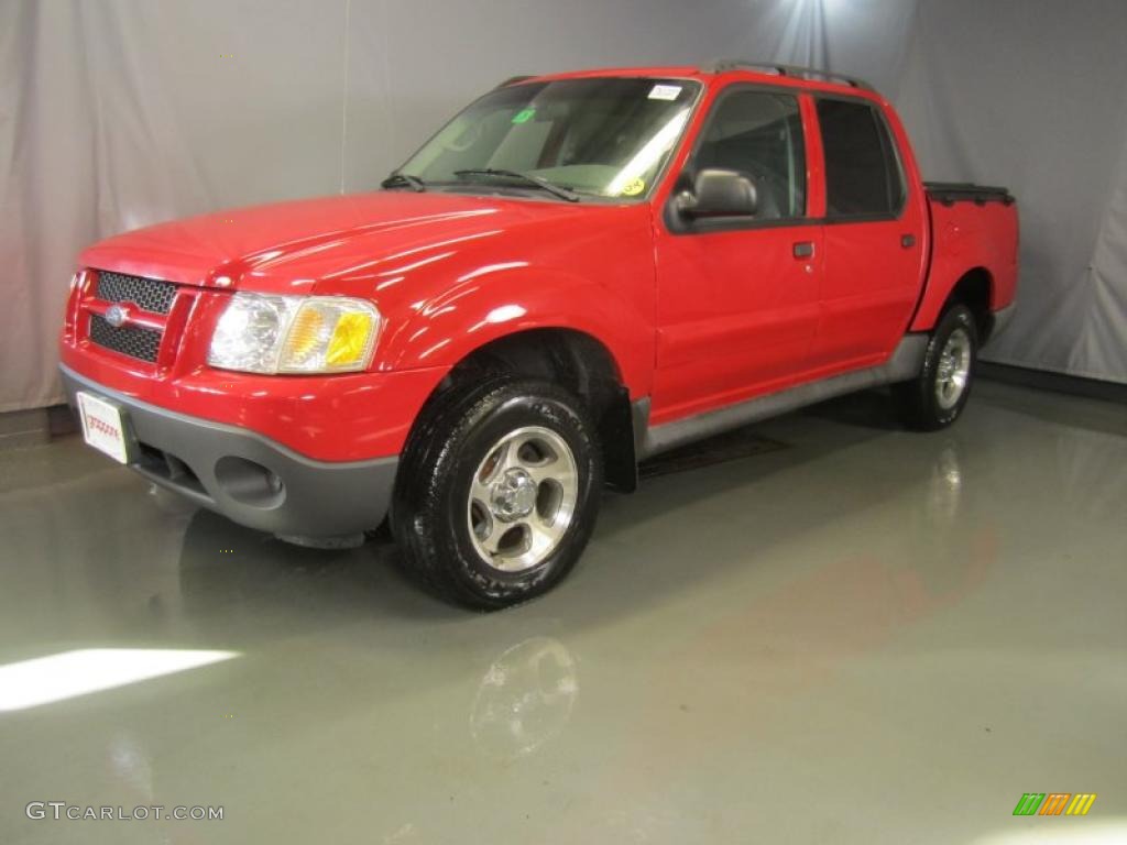 2005 Bright Red Ford Explorer Sport Trac XLS 4x4 #41459955 Photo #14 ...