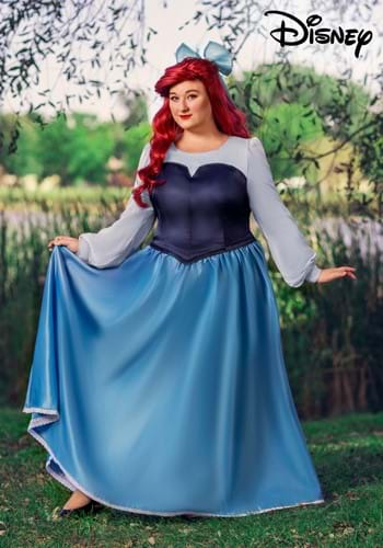 Plus Size Ariel Blue Dress Costume-2