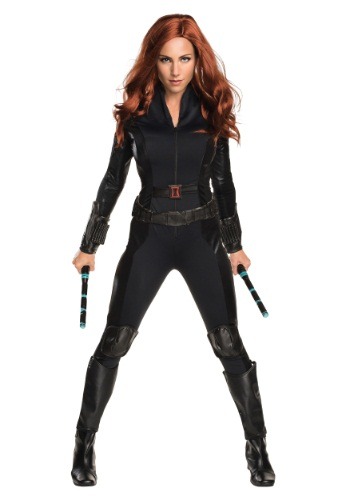 Women's Deluxe Civil War Black Widow Costume