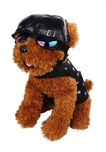 Leatherlike Doggie Biker Jacket