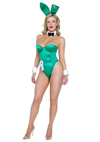 Playboy Womens Green Bunny Costume