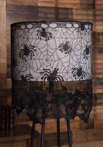 Sheer Spider Web Lamp Shade Cover Decoration