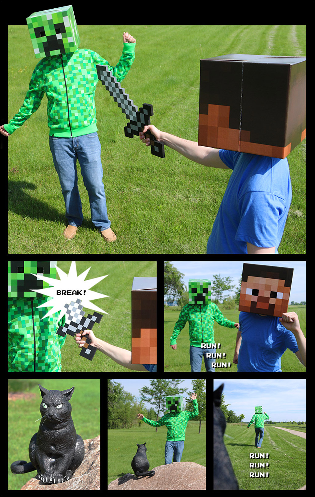 Minecraft comic part 2