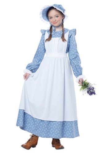 Child Pioneer Girl Costume