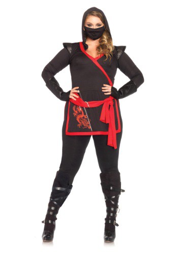 Plus Size Ninja Assassin Costume