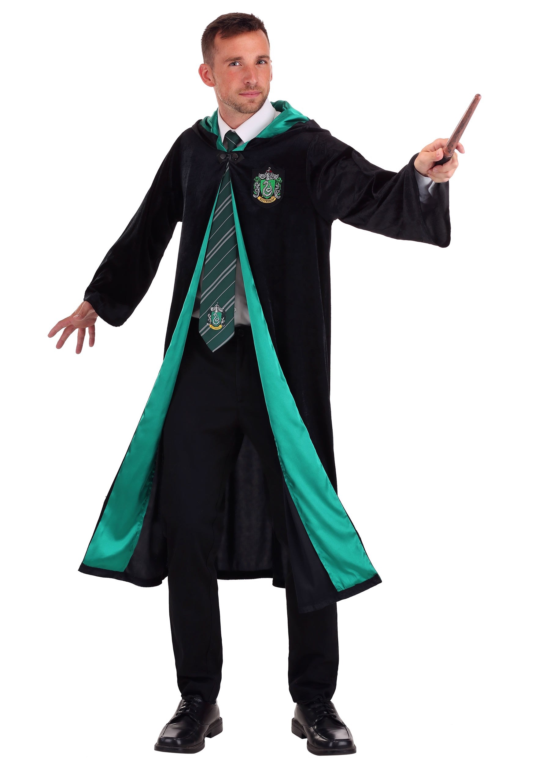 Adult Harry Potter Deluxe Slytherin Robe Costume