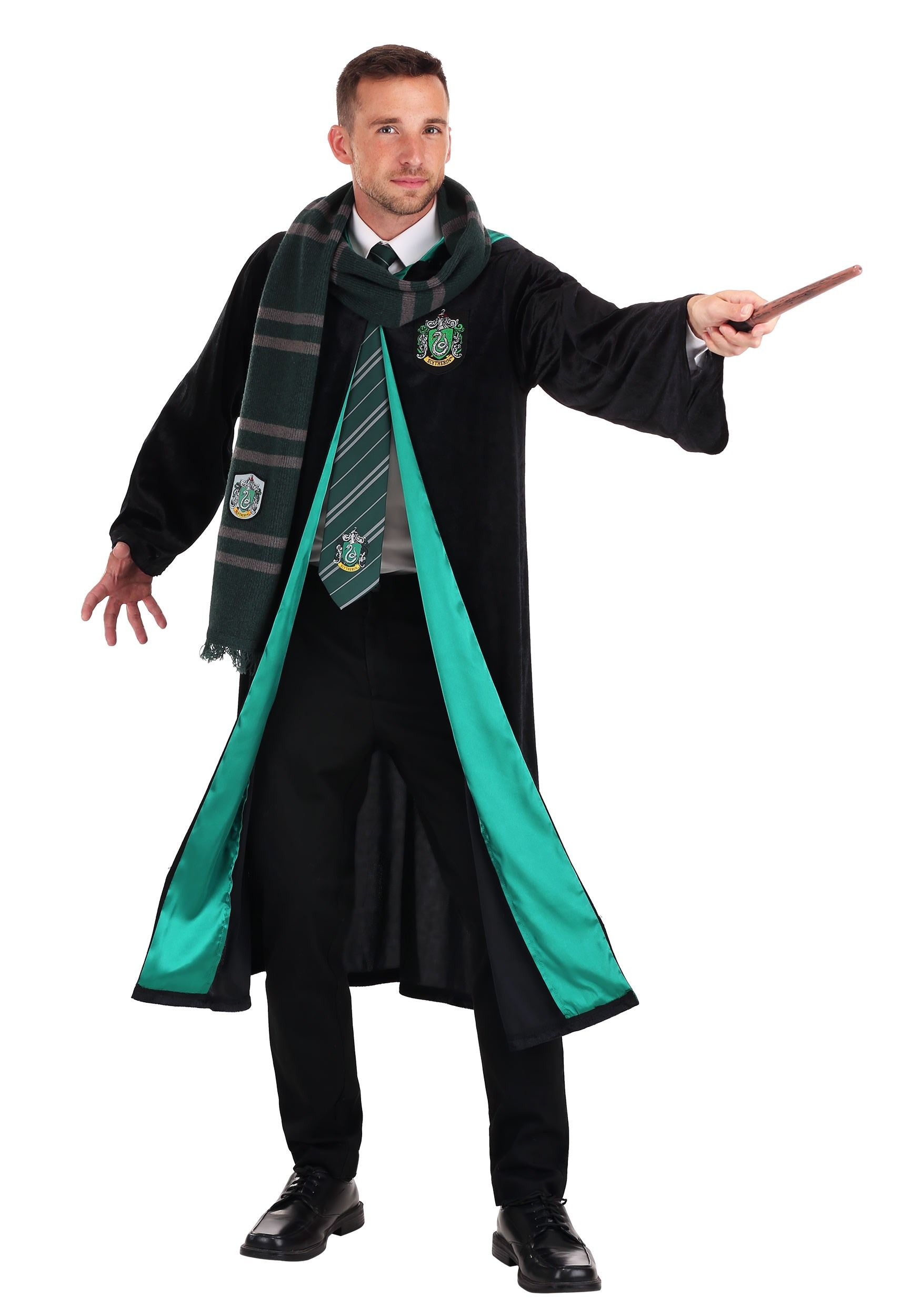 Adult Harry Potter Deluxe Slytherin Robe Costume