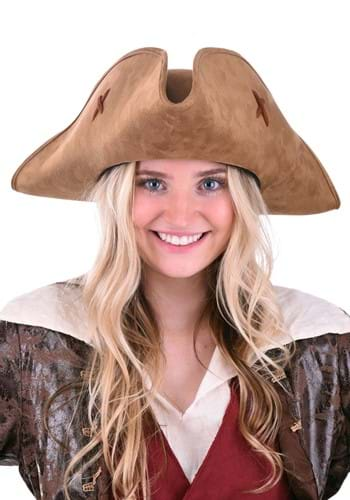 Suede Women's Pirate Hat