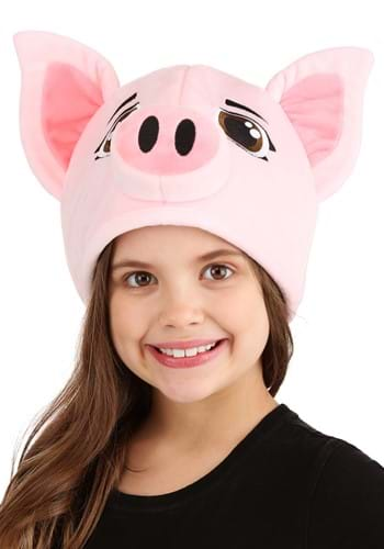 Plush Pig Hat