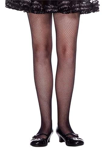 Kids Black Fishnets