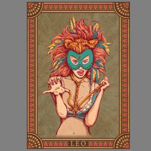 Leo Zodiac Sign Astrology Lover Poster