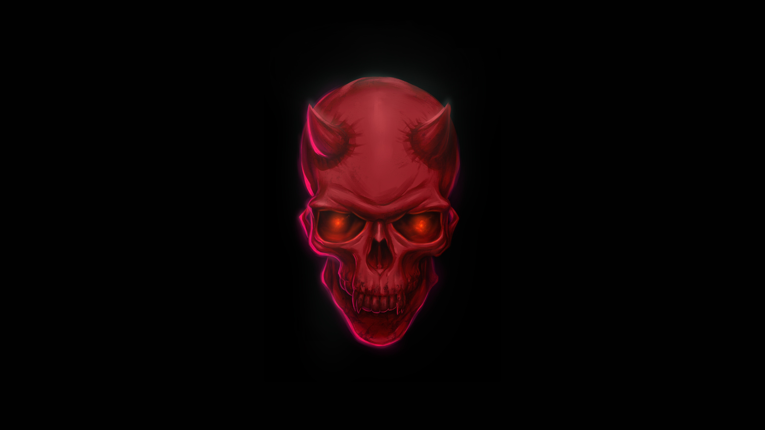 Evil Skull Wallpaper