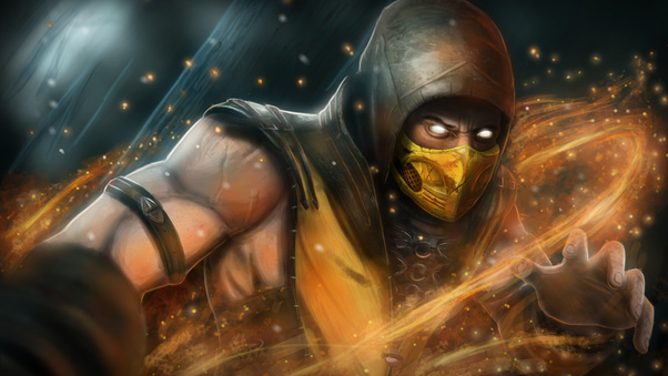 Scorpion Mortal Kombat X New Wallpaper,HD Games Wallpapers,4k ...