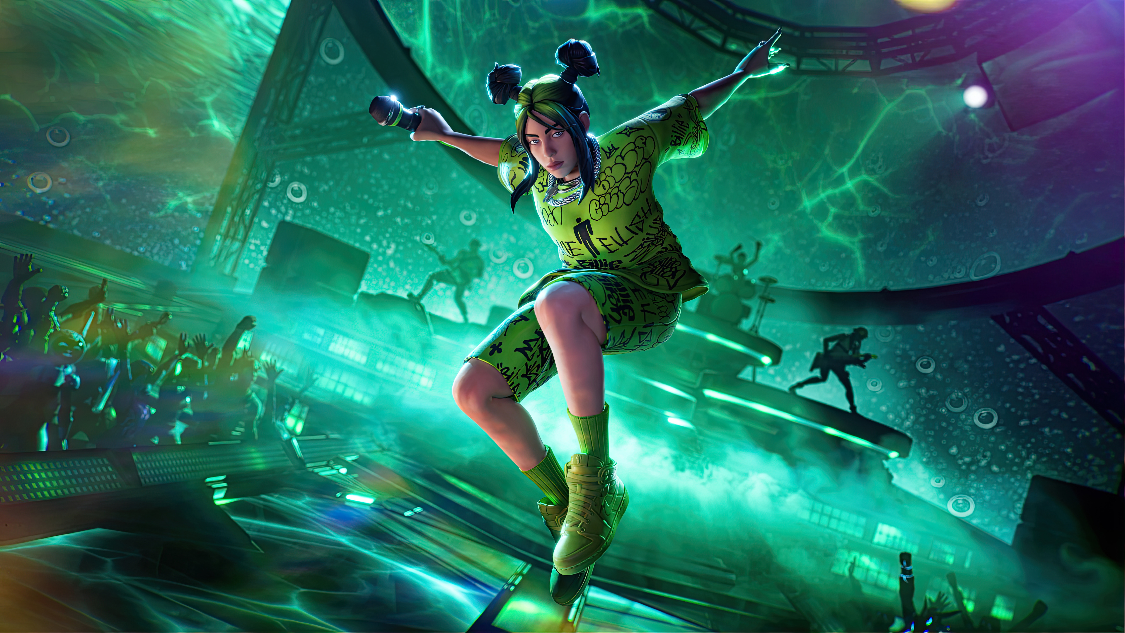 Fortnite Festival Season 3 X Billie Eilish Wallpaper,HD Games ...