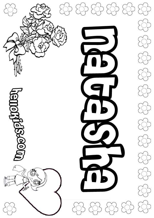 Natasha coloring pages - Hellokids.com