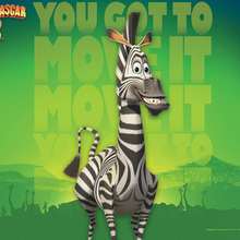 Madagascar 2 wallpaper : Marty the zebra