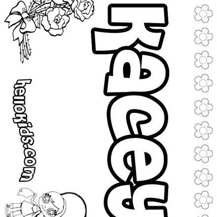 K names for girls coloring posters - 0 printables to create your name ...