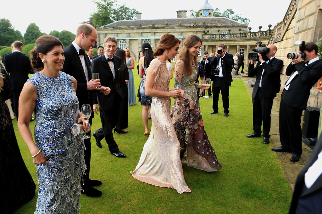 Prince William and Kate, then the Duke and Duchess of Cambridge, at Houghton Hall in 2016