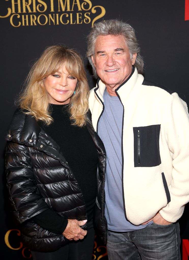 goldie hawn kurt russell red carpet