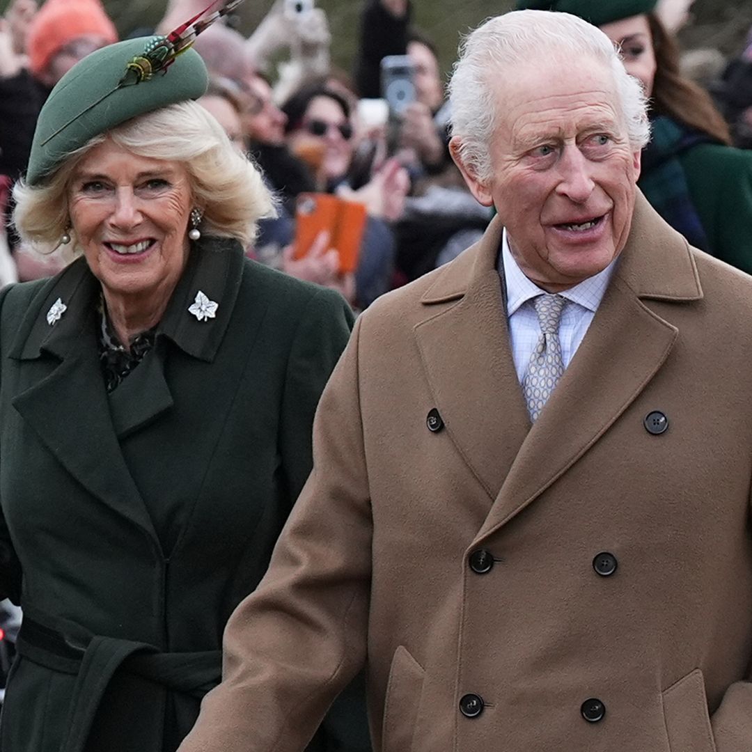 King Charles visits Princess Anne's winter wonderland wedding venue