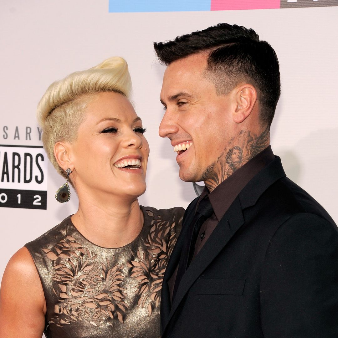 Pink celebrates 'gritty' milestone with husband Carey Hart