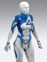 Rivals Invisible Woman Cosplay Costume No Mask