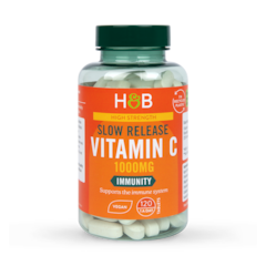 Timed Release Vitamin C with Rose Hips 120 Caplets 1000mg