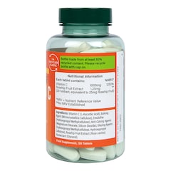 Timed Release Vitamin C with Rose Hips 120 Caplets 1000mg