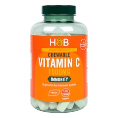 High Strength Chewable Vitamin C 1000mg 120 Tablets