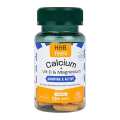 Teens Growing & Active Calcium, Vitamin D & Magnesium 30 Tablets