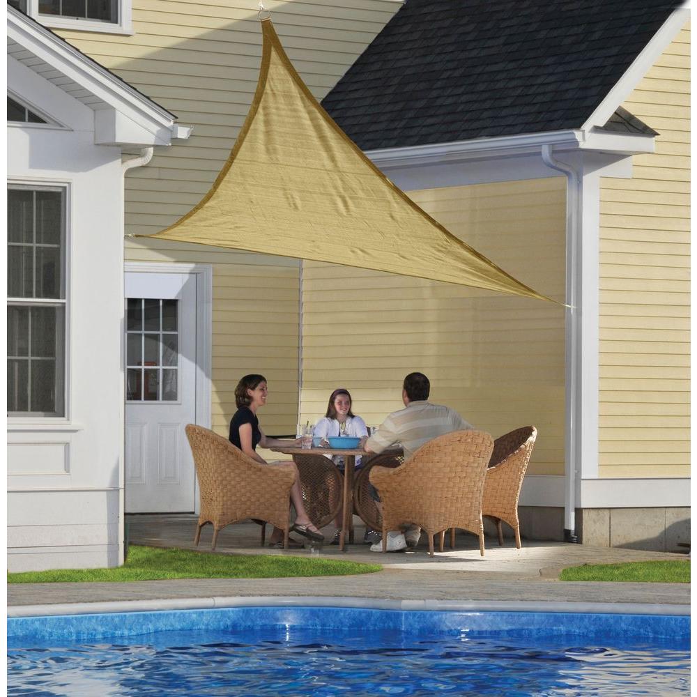 triangle sun shade sail installation ideas