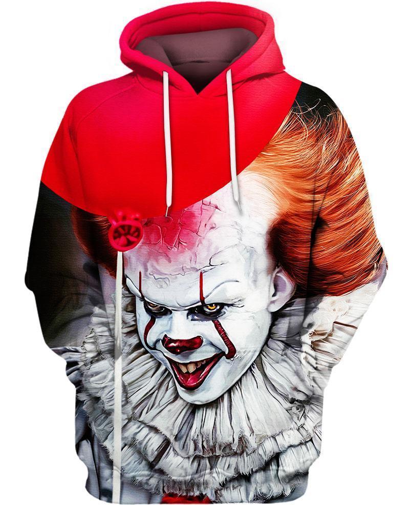 Pennywise IT Hoodie 3D, T-shirt 3D, Sweatshirt 3D