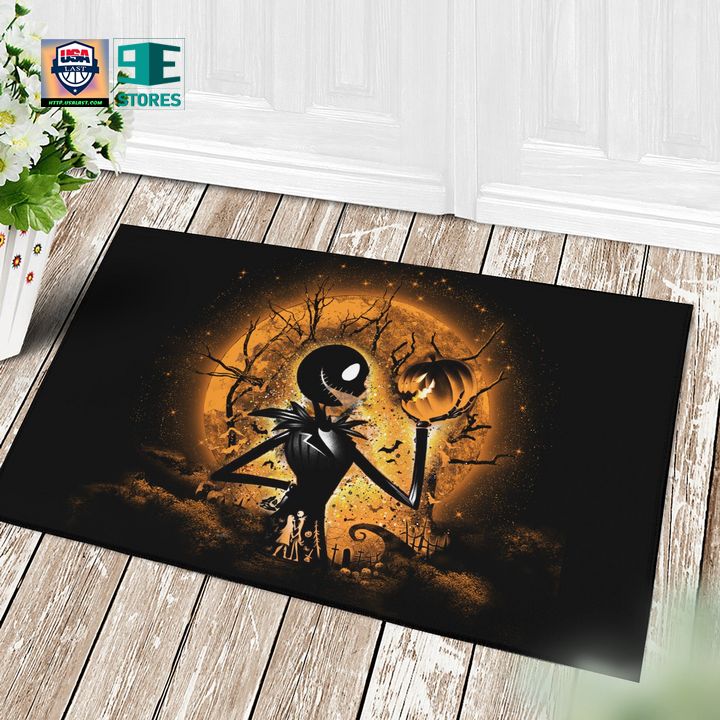 Jack Skellington Nightmare Before Christmas Moonlight Door Mats Home Decor